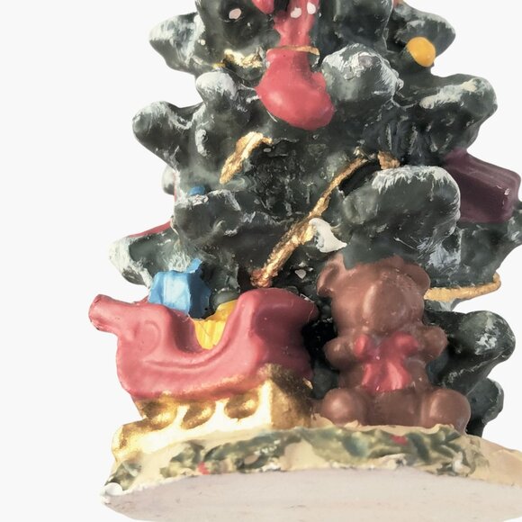 Novelino Antique Pewter Christmas Tree Figurine Original Box Vintage - Picture 8 of 11